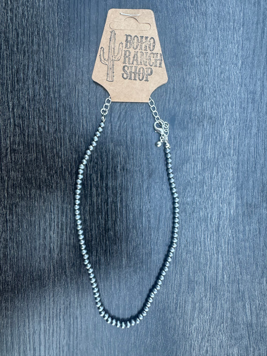 Western Navajo Bead Choker Necklace