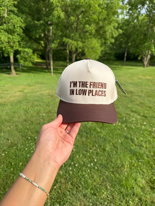 I'm the Friend in Low Places - Brown/Beige