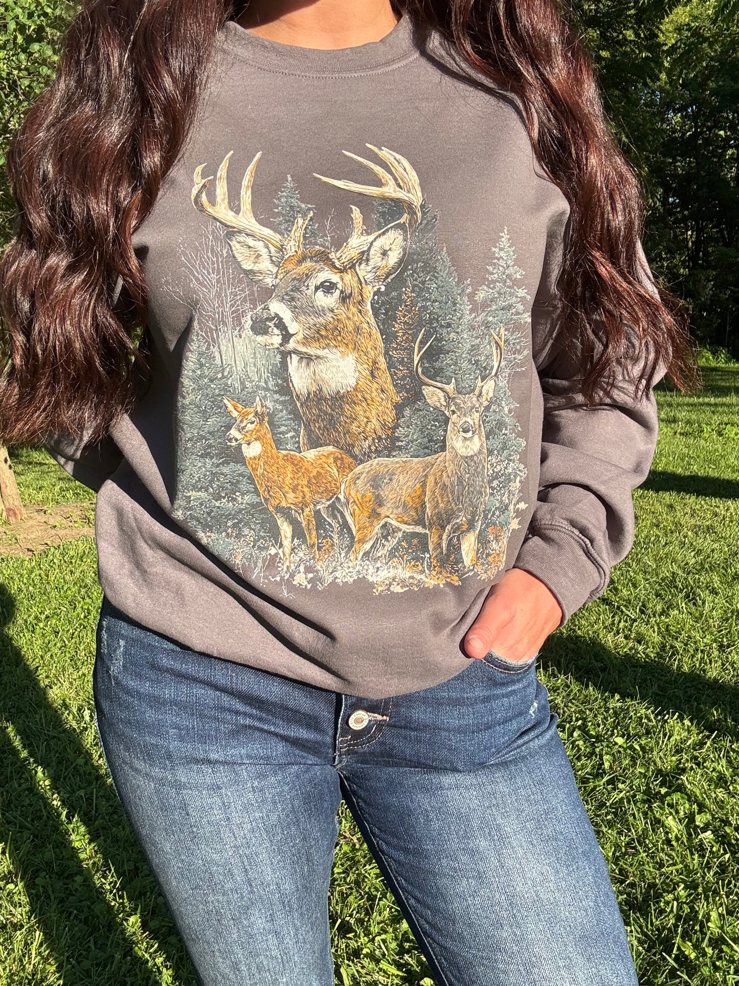 Deer Crewneck