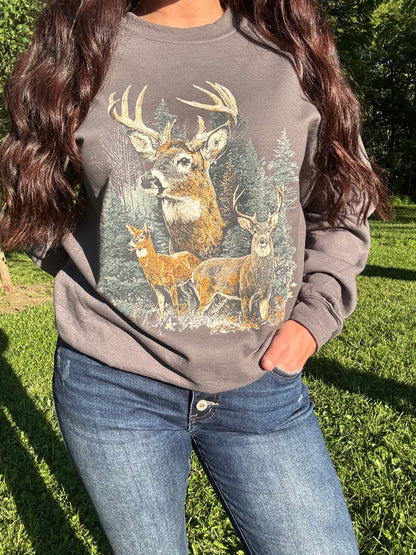 Deer Crewneck