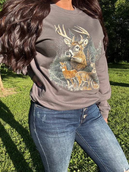 Deer Crewneck