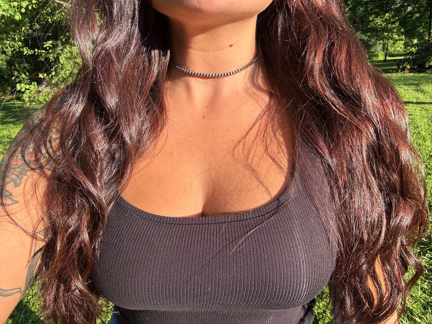 Western Navajo Bead Choker Necklace