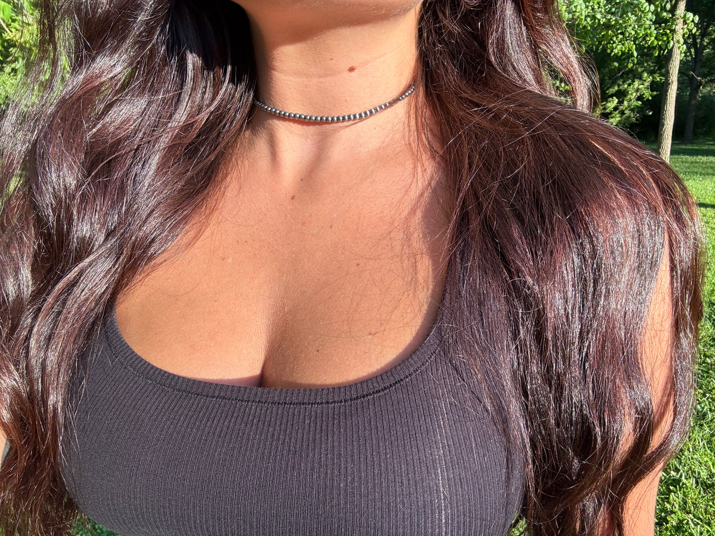 Western Navajo Bead Choker Necklace