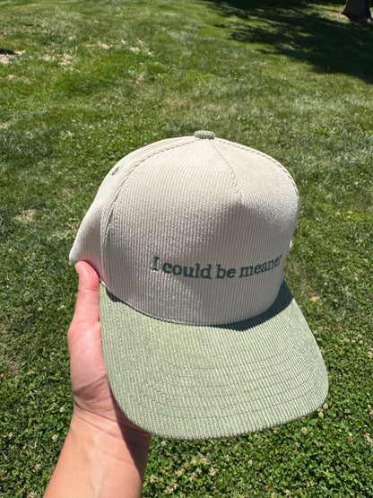 I Could Be Meaner - Sage/Beige