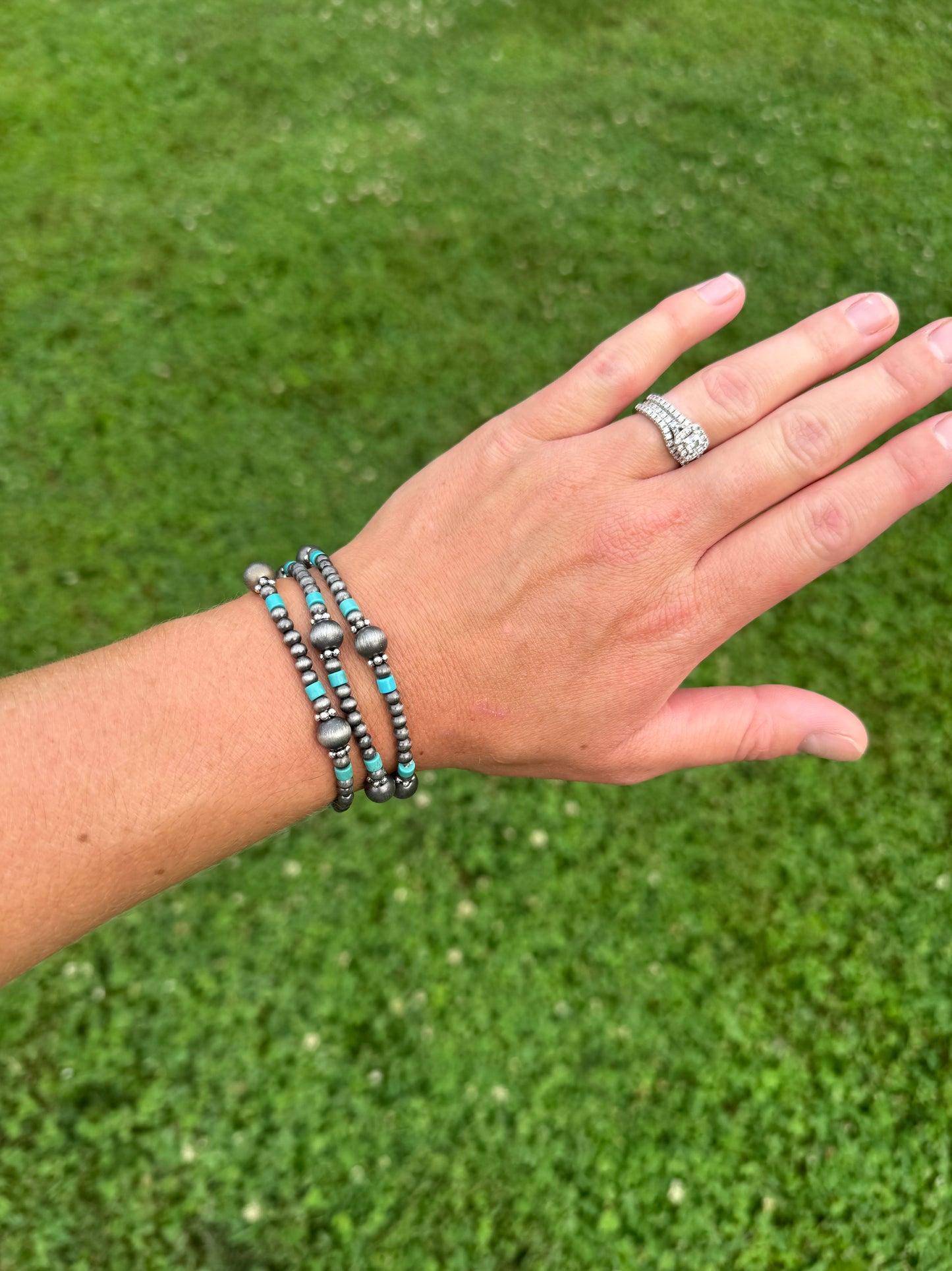Navajo Bead Stretch Bracelets