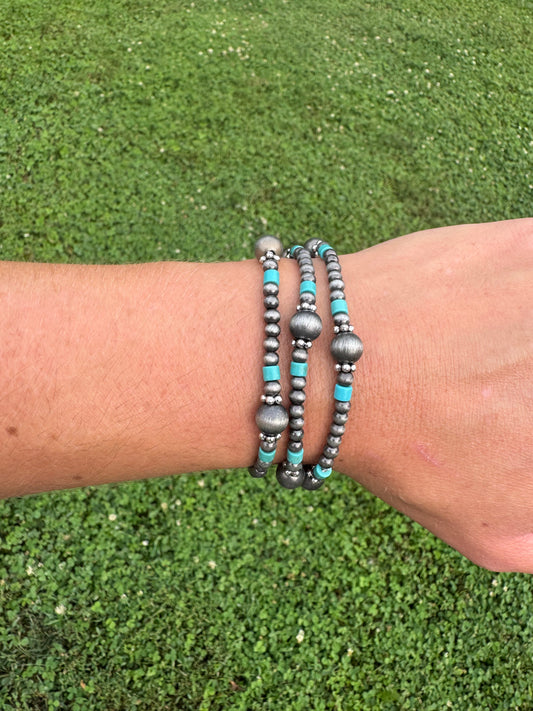 Navajo Bead Stretch Bracelets