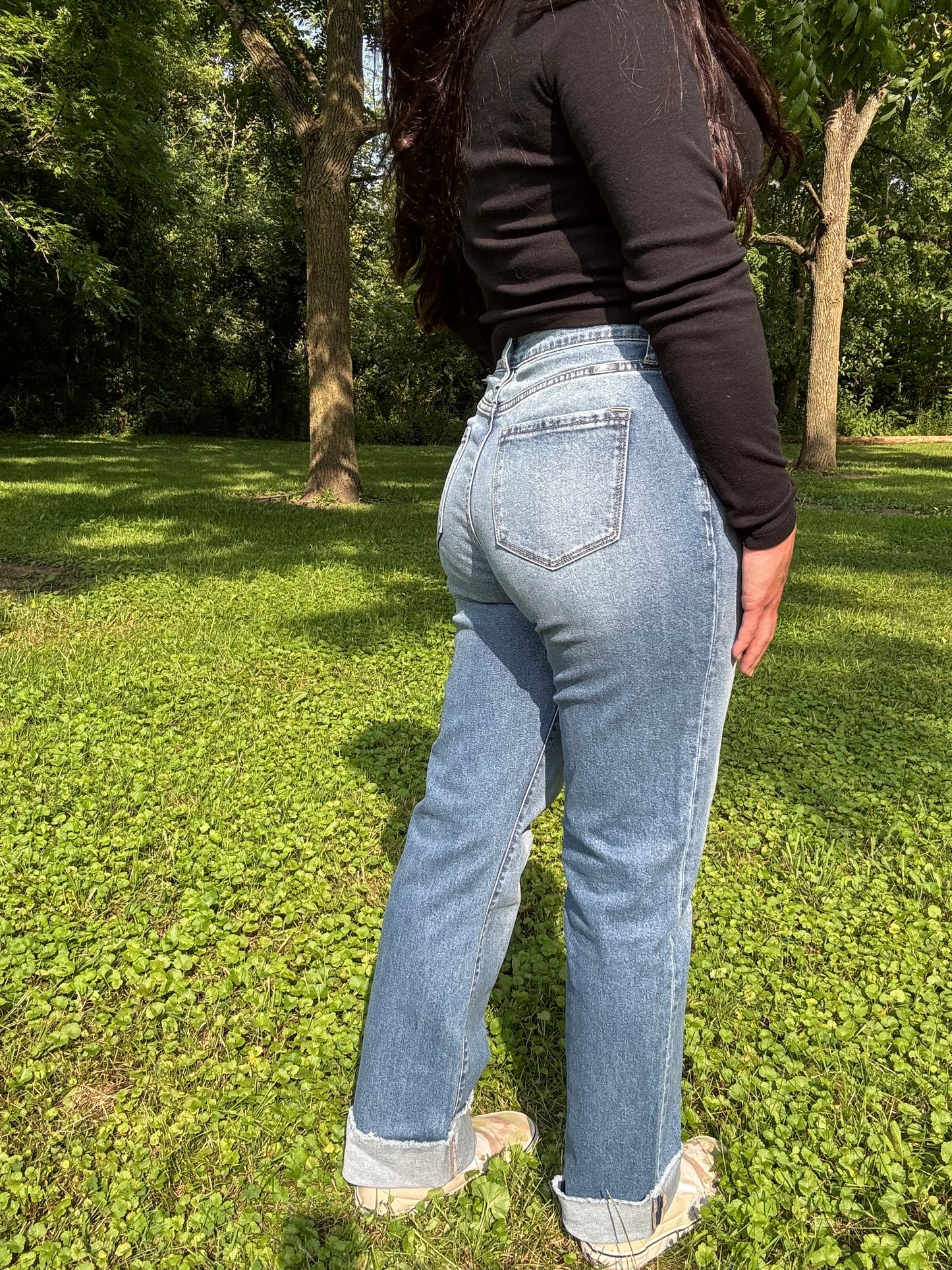 KanCan - High Rise Straight Jeans