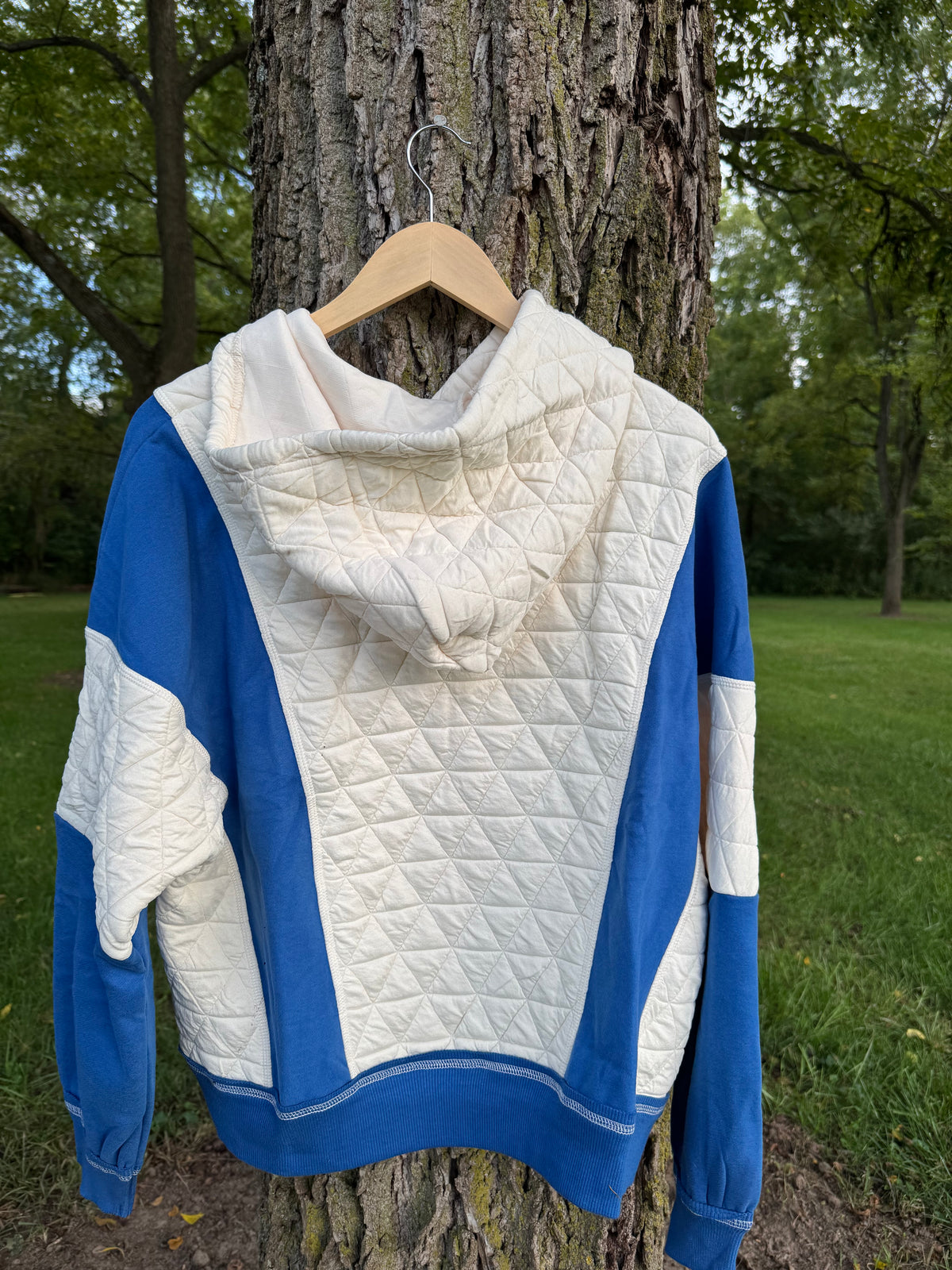 Colorblock Fleece Oversize Hoodie